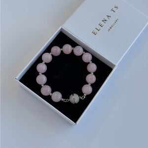 508 Rose Quartz Beaded Bracelet